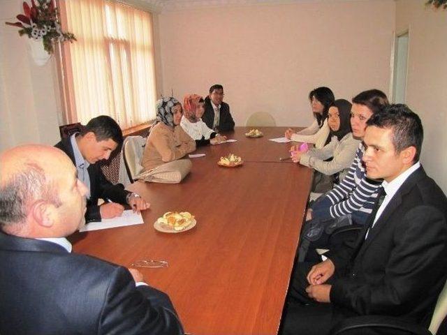 İl&ccedil;e Milli Eğitim M&uuml;d&uuml;r&uuml; Cebeci, Branş &Ouml;ğretmenleriyle Toplantı Yaptı 1