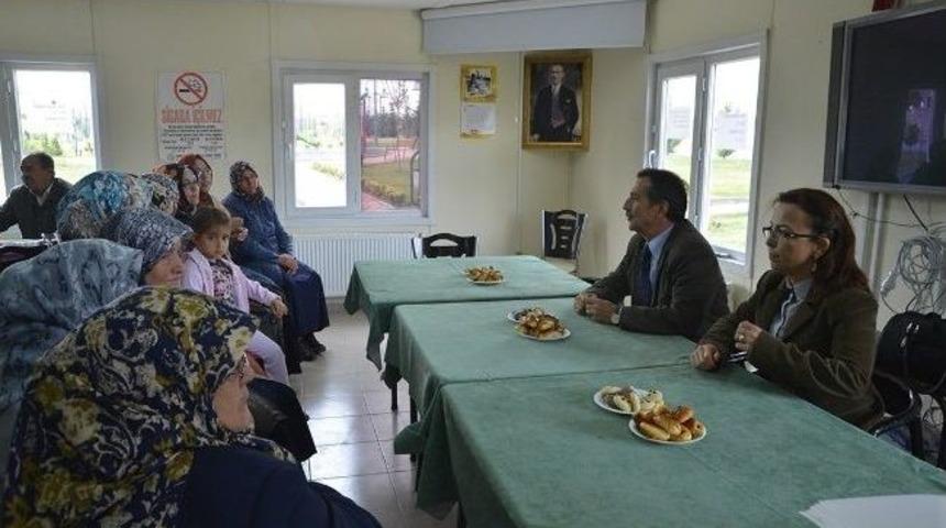 Başkan Ata&ccedil; Hobi Bah&ccedil;esi Sakinleriyle Buluştu