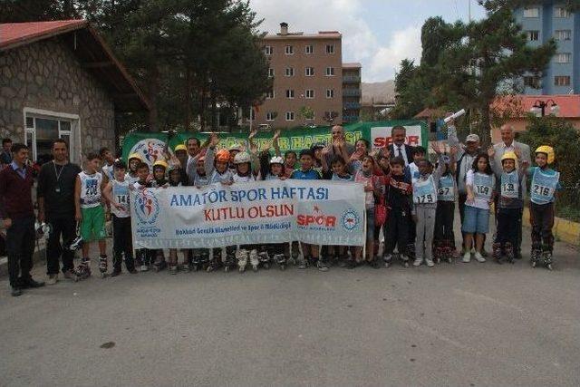 Hakkari’de İlk Defa Paten Yarışması Düzenlendi