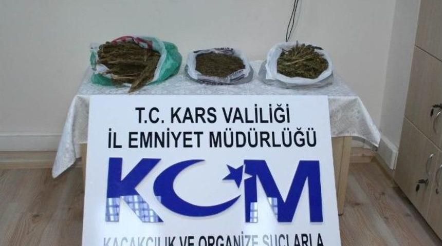 Kars&rsquo;ta Esrar Operasyonu