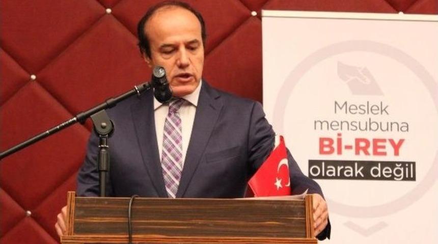 T&uuml;rmob Genel Başkan Adayı Arıoğlu Ekibini Tanıttı