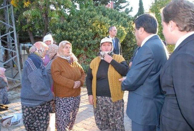 Vali Yılmaz İl&ccedil;elerde İncelemelerde Bulundu 2