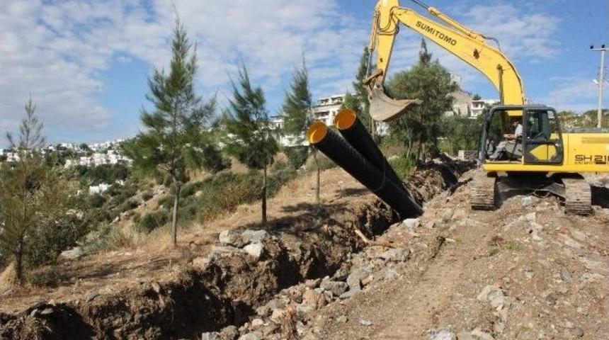 Bodru&rsquo;mda Alt Yapı &Ccedil;alışmaları