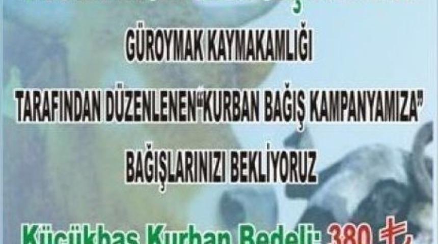 G&uuml;roymak&rsquo;ta Kurban Bağışı Kampanyası