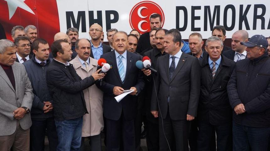 MHP'li Vural, Miting Alanını Inceledi