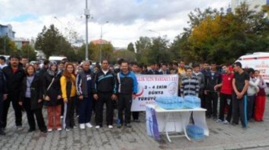 Kağızman'da Sağlık i&ccedil;in haraket et,y&uuml;r&uuml;y&uuml;ş&uuml;