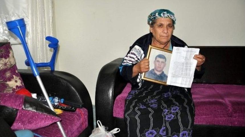 Şehit annesine bor&ccedil; şoku