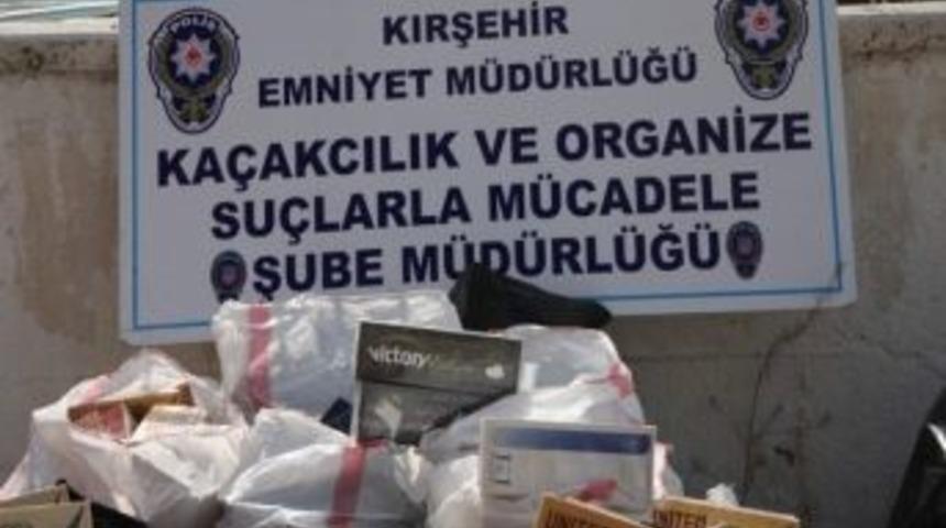 Kırşehir'de 7 Bin 930 Paket Bandrols&uuml;z Sigara Ele Ge&ccedil;irildi