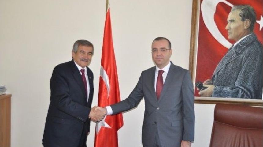 Başkan'dan Yeni Kaymakama Hoş Geldin Ziyareti