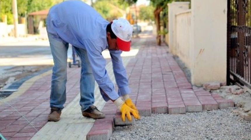 Şehidin İsminin Verildiği Caddeye Kaldırım
