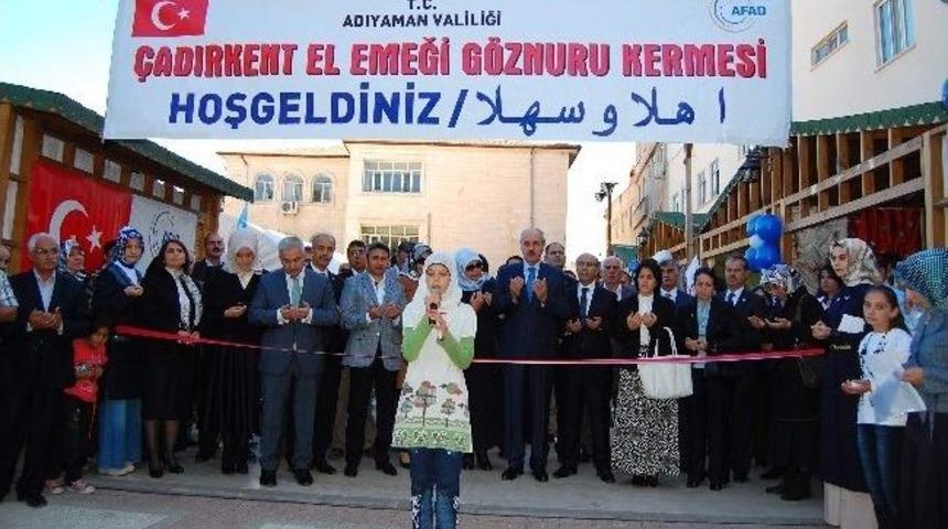 Numan Kurtulmuş Suriyelilerin Kermesini A&ccedil;tı