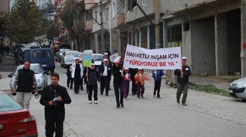 Malkara&rsquo;da &ldquo;y&uuml;r&uuml;yoruz Be Ya&rdquo; Sloganı Altında Y&uuml;r&uuml;y&uuml;ş Yapıldı