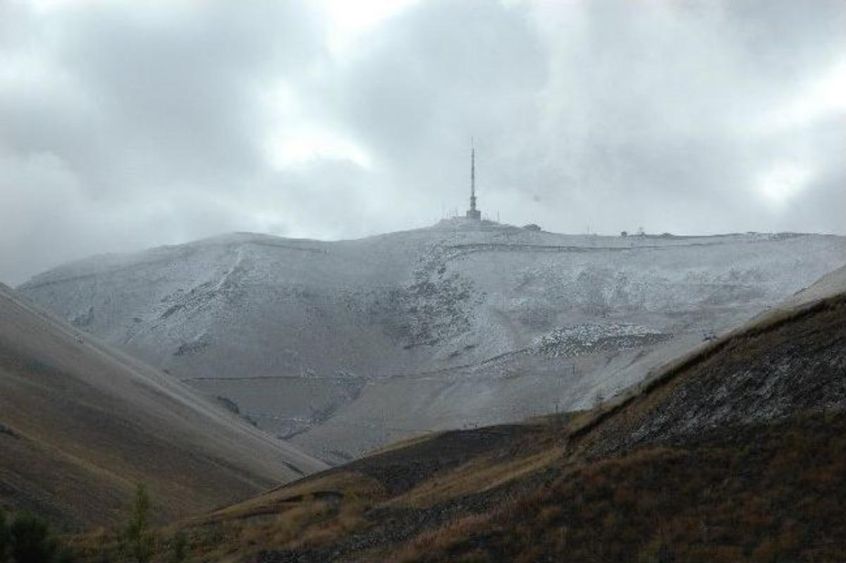 Erzurum Ekim Ayında Buz Kesti