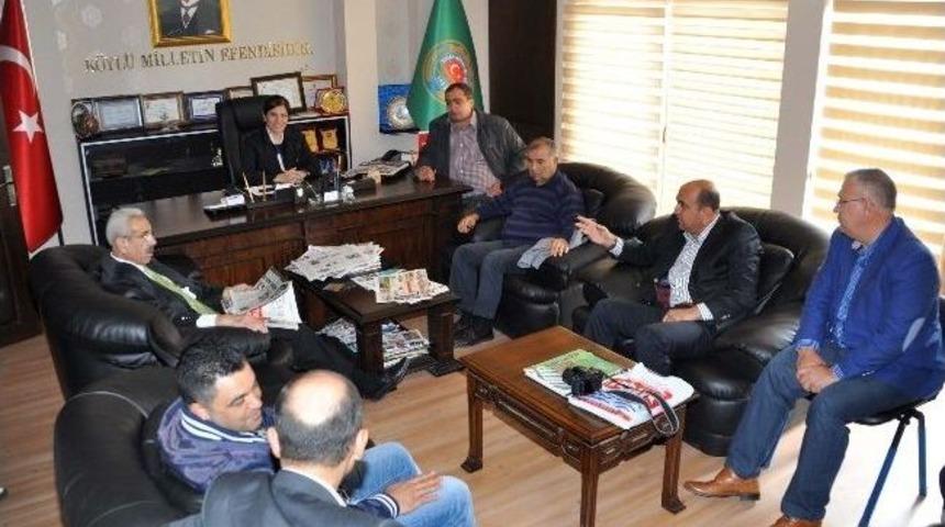 Aksaray Ak Parti Heyetinden Ziraat Odasına Ziyaret