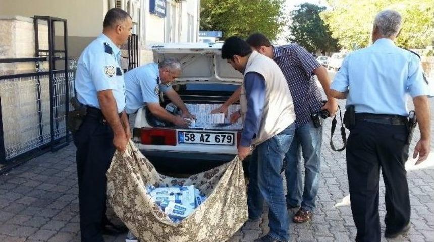 Gaziantep'te Kaçak Sigara Ele Geçirildi