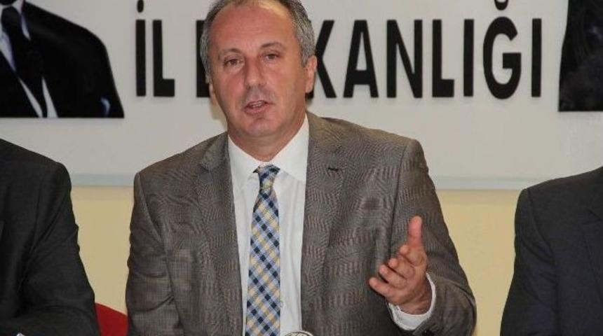 Chp&rsquo;li İnce&rsquo;den &lsquo;ankara Adaylığı&rsquo; Değerlendirmesi