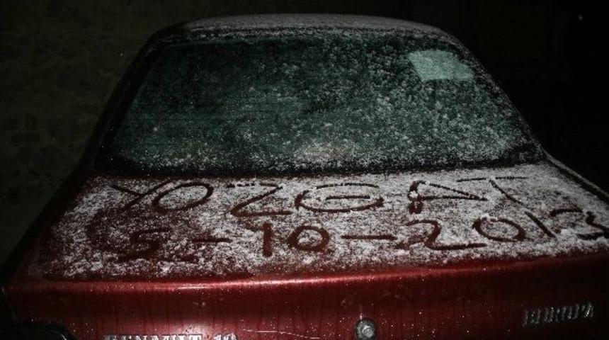 Yozgat’a Mevsimin İlk Karı Yağdı