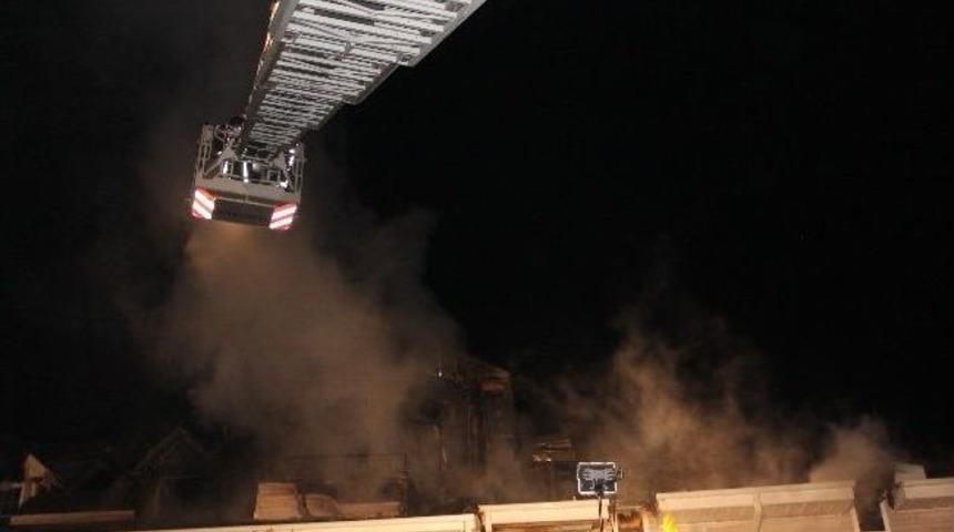 Başkentte Yangın Paniği