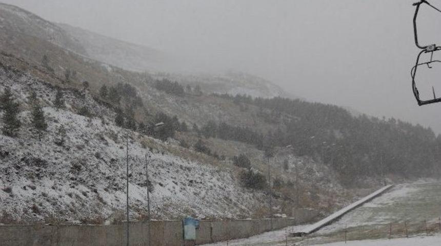 Erzurum&rsquo;da Kar Yağışı