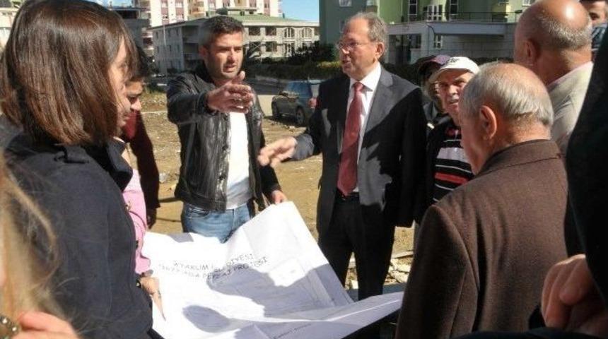 Başkan Burma, Park İ&ccedil;in Mahalle Sakinleriyle Buluştu