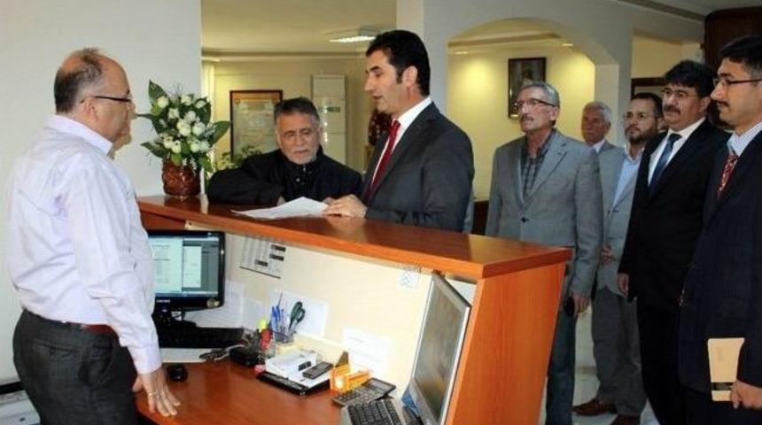 G&ouml;nen Kaymakamı Esnafı Dinledi