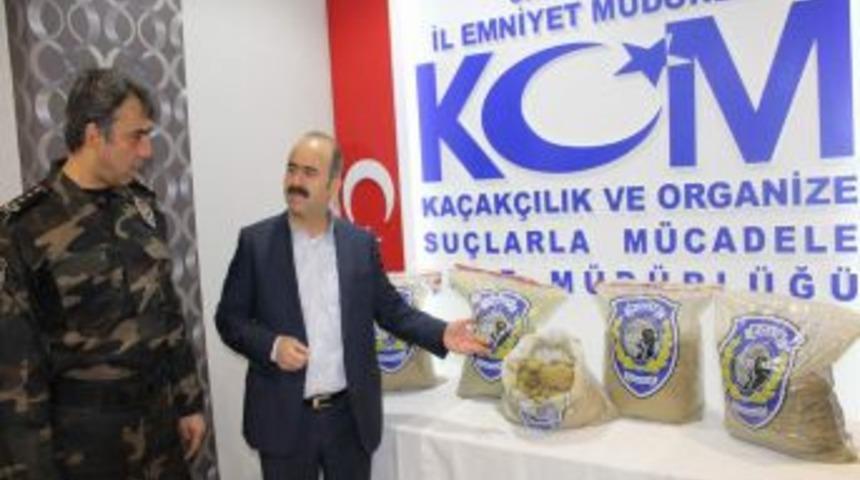 Siirt'te 41 Kilogram Esrar Ele Ge&ccedil;irildi