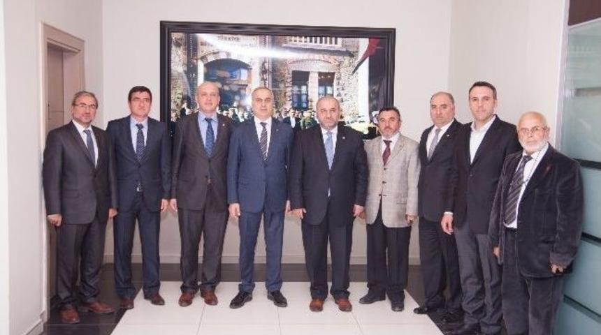 Saadet Partisi Genel Başkan Yardımcısı Bitmez Satso Başkanı K&ouml;semusul&rsquo;u Ziyaret Etti
