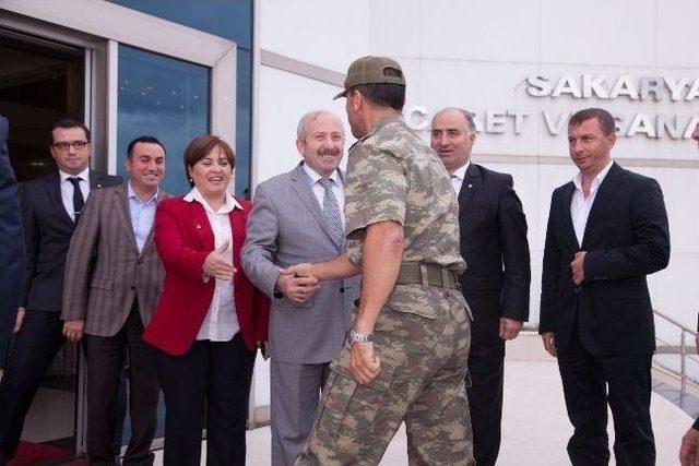 Tuğgeneral Saymaz&rsquo;dan Satso ya İade-i Ziyaret 1