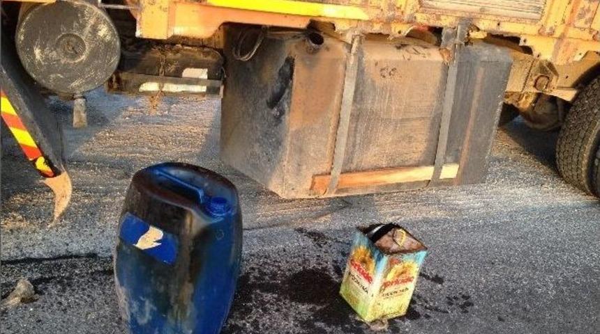 Viranşehir'de 885 Litre Ka&ccedil;ak Akaryakıt Ele Ge&ccedil;irildi