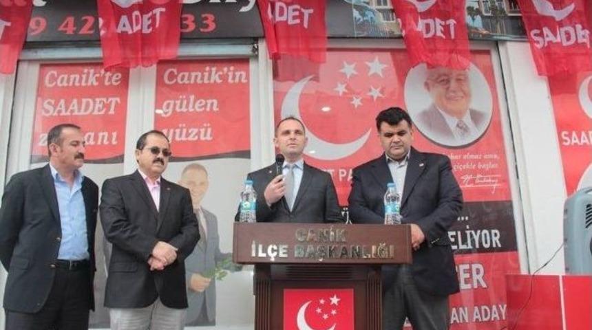 Saadet Partisi Canik Belediye Başkan Adayını A&ccedil;ıklandı