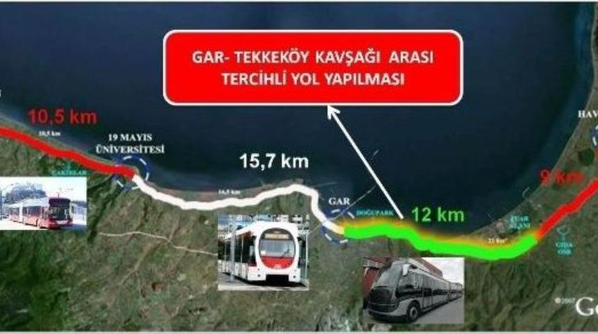 Gar-tekkeköy Arası Önümüzdeki Ay Başlıyor