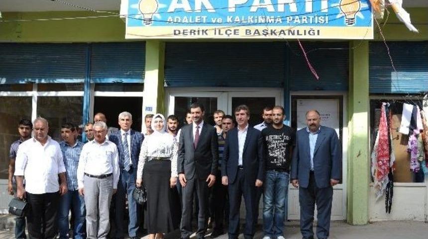 Sinanoğlu Derik İl&ccedil;esini Ziyaret Etti