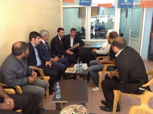 Sinanoğlu Derik İl&ccedil;esini Ziyaret Etti 1