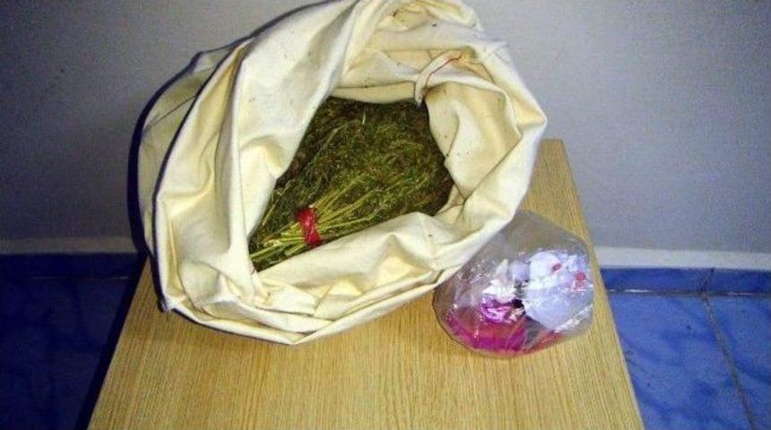 Siverek&rsquo;te Uyuşturucu Hap Ve Esrar Maddesi Ele Ge&ccedil;irildi