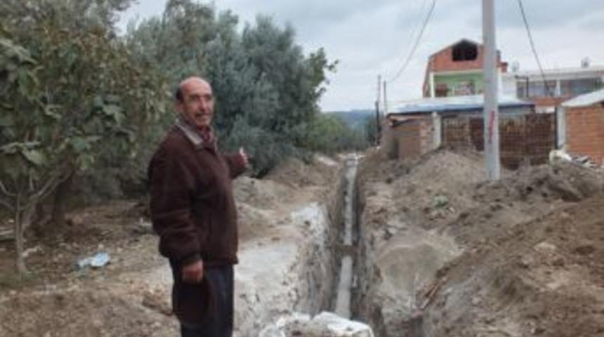 Kanalizasyon &ccedil;alışması İznik&rsquo;in doğusundan başladı