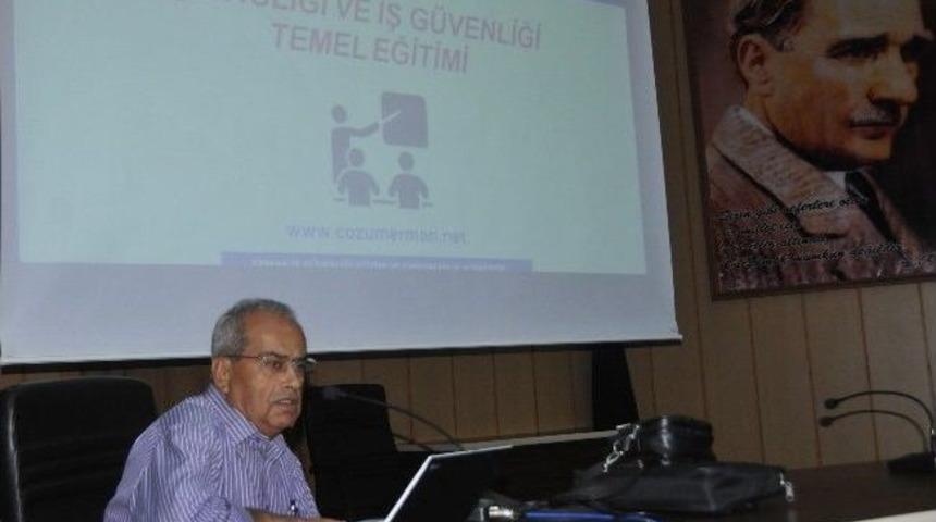 Belediye Personeline İş Sağlığı Ve G&uuml;venliği Eğitimi