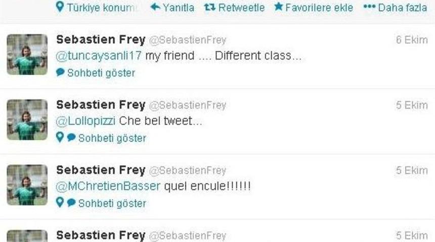 Bursasporlu Sebastian Frey'in T&uuml;rk&ccedil;e Merakı