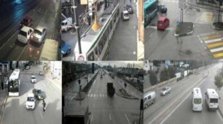 Erzurum&rsquo;da Trafik Kazaları Mobese'de