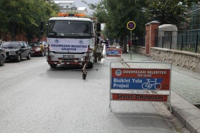 Tarihi Odunpazarı’nda Bisiklet Yolları Büyüyor