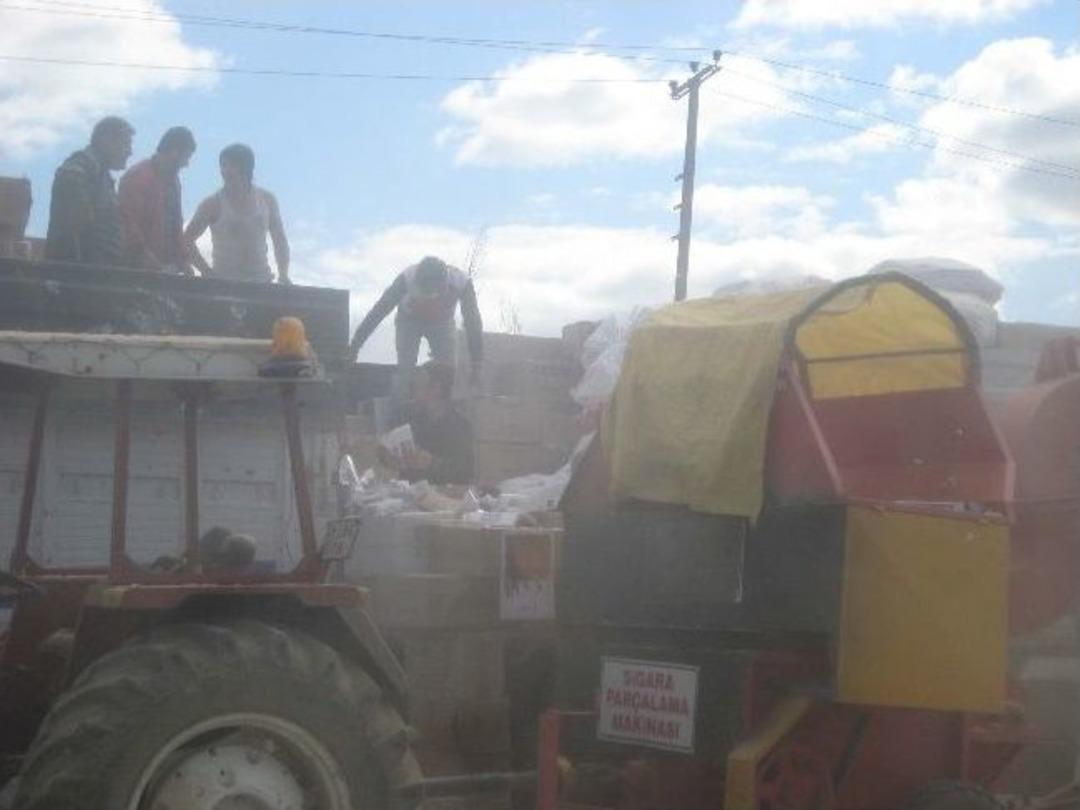 Muş&rsquo;ta 360 Bin Paket Ka&ccedil;ak Sigara İmha Edildi