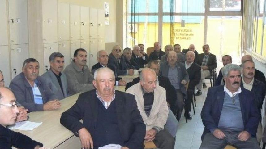 Boz&uuml;y&uuml;kl&uuml; Muhtarlara Bilgilendirme Toplantısı