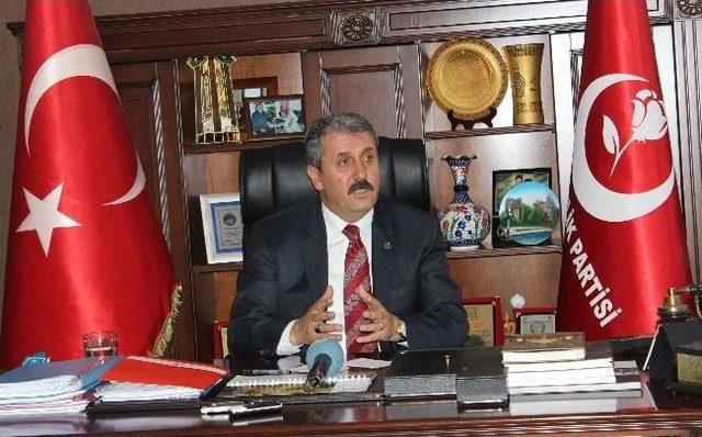 Bbp Genel Başkanı Mustafa Destici: 2