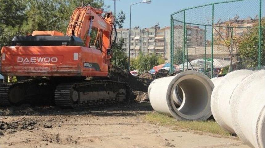 Yağmur Suları İ&ccedil;in &Ccedil;alışmalar Başladı