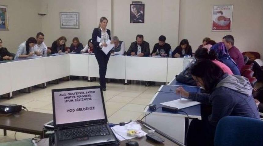 Sağlık &Ccedil;alışanlarına "aoyb" Eğitimi