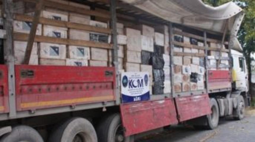 Ağrı'da Ka&ccedil;ak Sigara Operasyonu