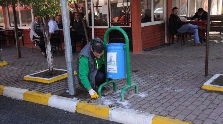Kartepe'de Sallamalı &Ccedil;&ouml;p Sepetleri Yenileniyor
