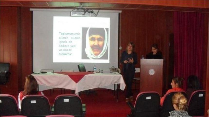 G&ouml;k&ccedil;ebey Mithat-mehmet &Ccedil;anakcı Meslek Y&uuml;ksekokulu&rsquo;nda &ldquo;meme Kanseri Bilin&ccedil;lendirme&rdquo; Semineri