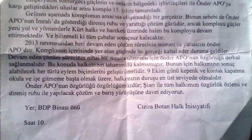 Cizre'de Esnaf Kepenklerini A&ccedil;madı