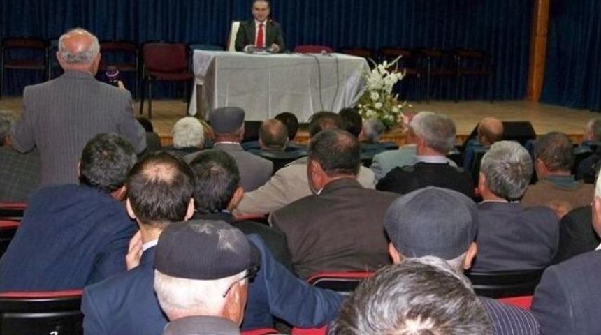 Kaymakam Beyazyıldız K&ouml;y Muhtarlarıyla Bir Araya Geldi