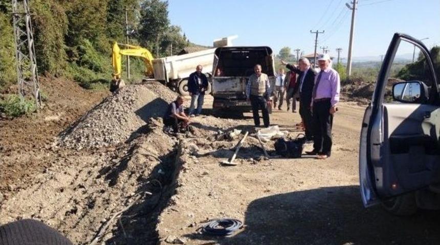 &Ccedil;aycuma&rsquo;da Osb Ve Perşembe Yolunda Asfalt &Ccedil;alışması